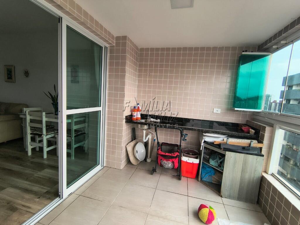 Apartamento com 2 quartos e 74 m² em Vila Caiçara, Praia Grande
