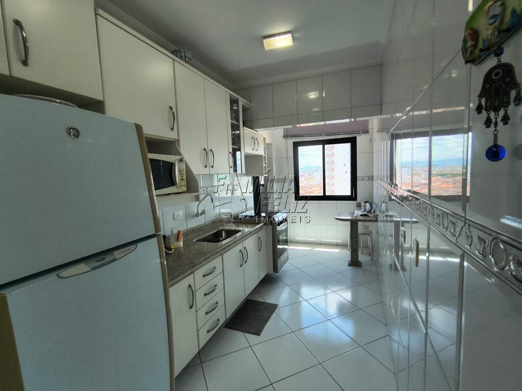 Apartamento com 3 quartos e 123 m² em Vila Caiçara, Praia Grande