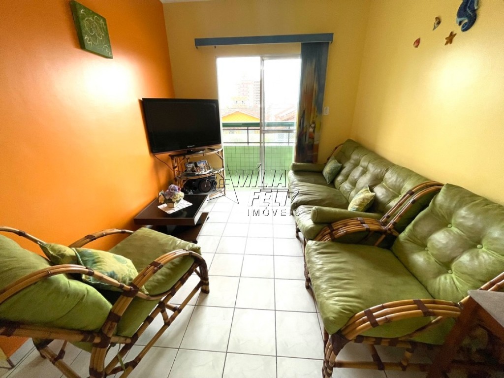 Apartamento com 1 quarto e 54 m² em Vila Caiçara, Praia Grande