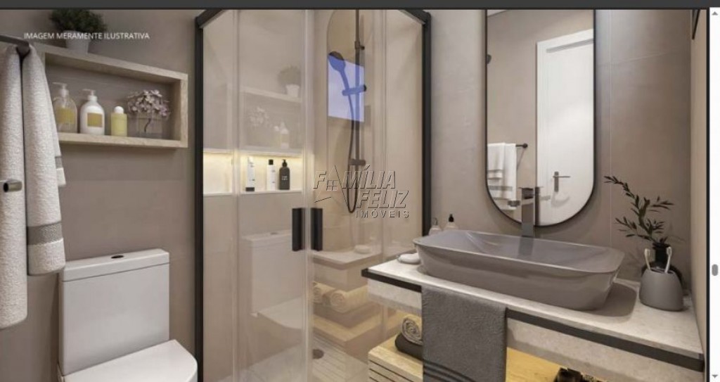 Apartamento com 2 quartos e 47 m² em Vila Caiçara, Praia Grande