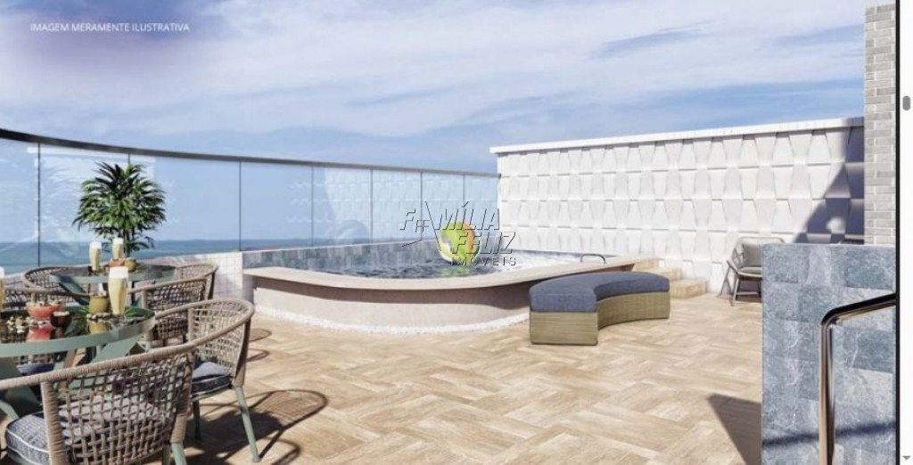 Apartamento com 2 quartos e 47 m² em Vila Caiçara, Praia Grande
