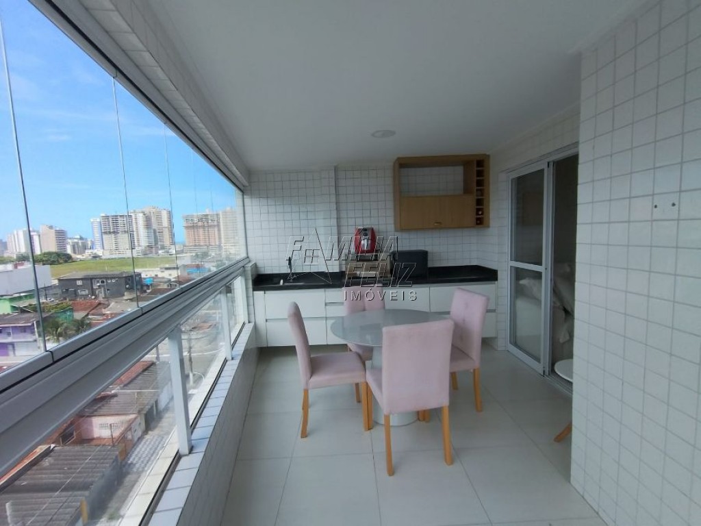Apartamento com 2 quartos e 82 m² em Vila Caiçara, Praia Grande