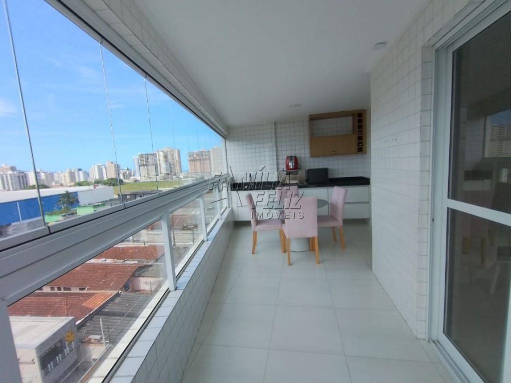 Apartamento com 2 quartos e 82 m² em Vila Caiçara, Praia Grande