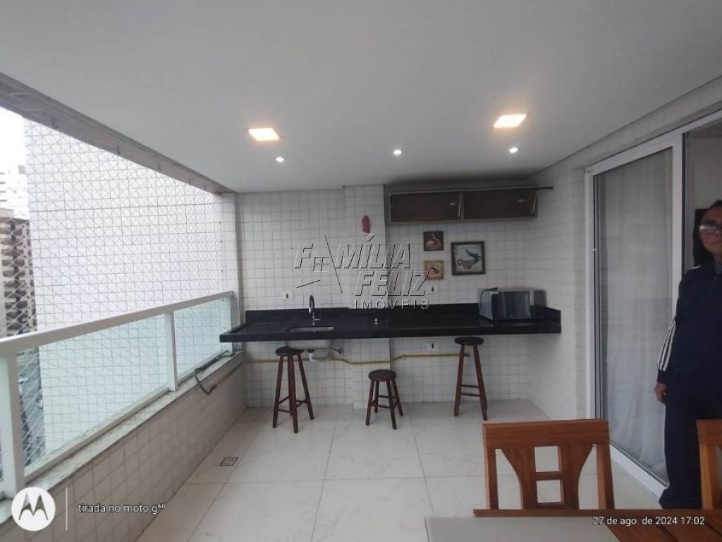 Apartamento com 3 quartos e 110 m² em Vila Caiçara, Praia Grande
