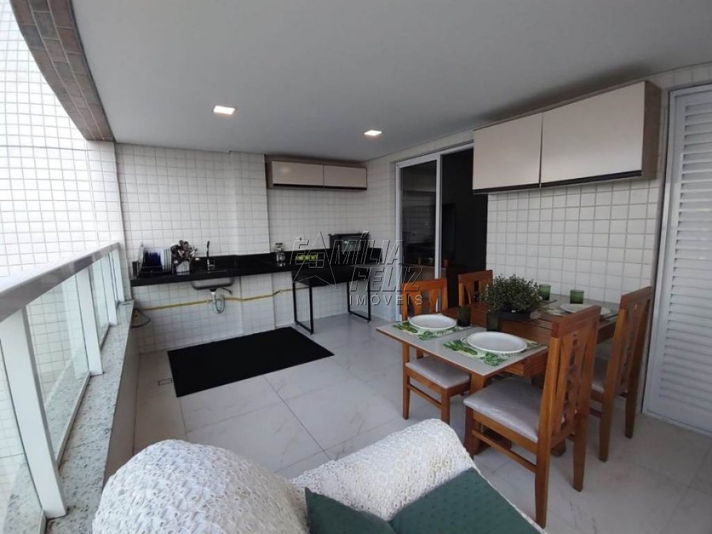 Apartamento com 3 quartos e 110 m² em Vila Caiçara, Praia Grande