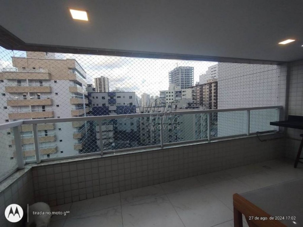 Apartamento com 3 quartos e 110 m² em Vila Caiçara, Praia Grande