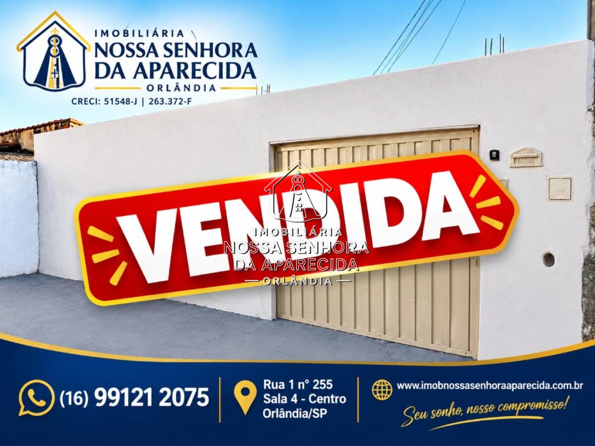 Casa com 2 quartos e 100 m² em Centro, Orlândia