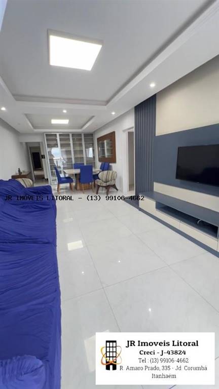 Apartamento com 2 quartos e 93 m² em Jardim Belas Artes, Itanhaém