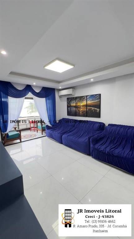 Apartamento com 2 quartos e 93 m² em Jardim Belas Artes, Itanhaém