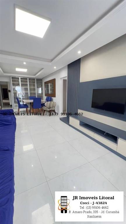 Apartamento com 2 quartos e 93 m² em Jardim Belas Artes, Itanhaém