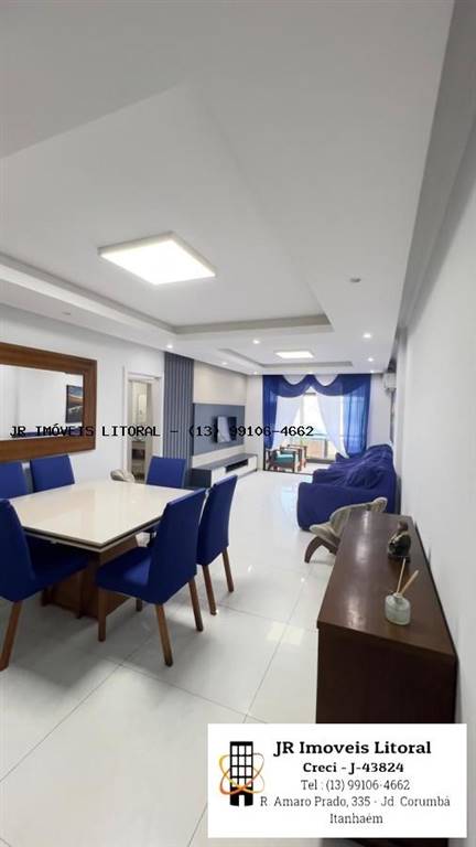 Apartamento com 2 quartos e 93 m² em Jardim Belas Artes, Itanhaém