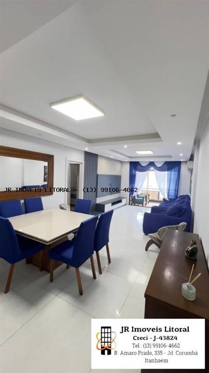 Apartamento com 2 quartos e 93 m² em Jardim Belas Artes, Itanhaém