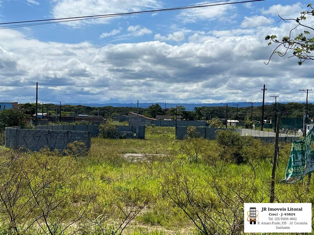 Terreno com 491 m² em Jardim Belas Artes, Itanhaém