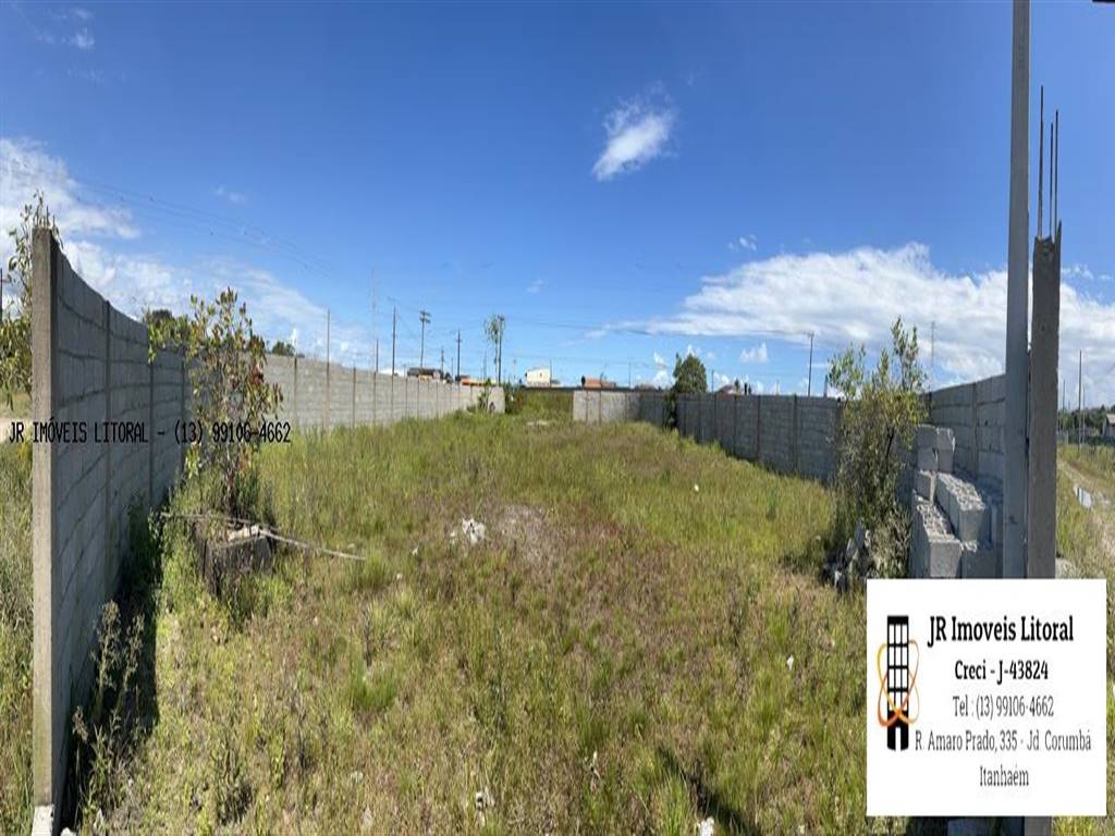 Terreno com 491 m² em Jardim Belas Artes, Itanhaém
