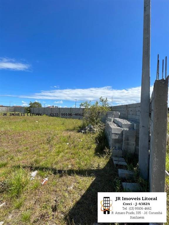 Terreno com 491 m² em Jardim Belas Artes, Itanhaém