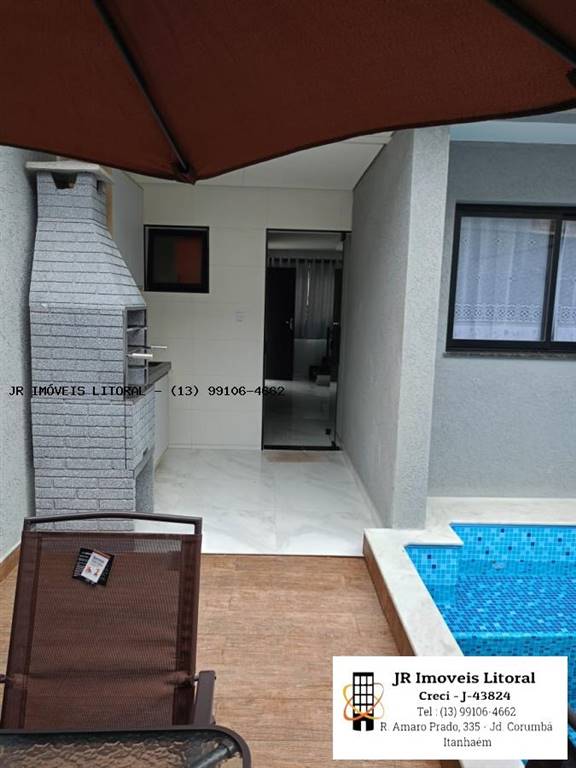 Casa com 2 quartos e 89 m² em Jardim Belas Artes, Itanhaém