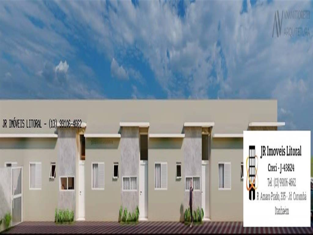 Casa com 2 quartos e 51 m² em Jardim Belas Artes, Itanhaém
