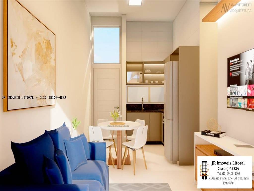 Casa com 2 quartos e 51 m² em Jardim Belas Artes, Itanhaém