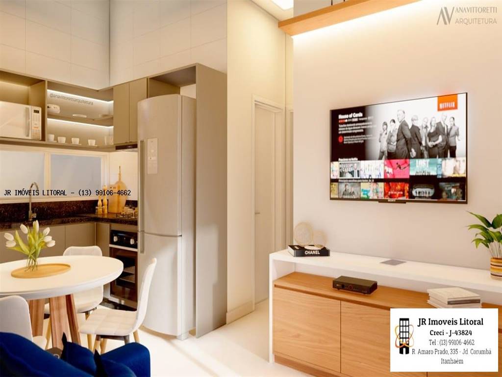 Casa com 2 quartos e 51 m² em Jardim Belas Artes, Itanhaém