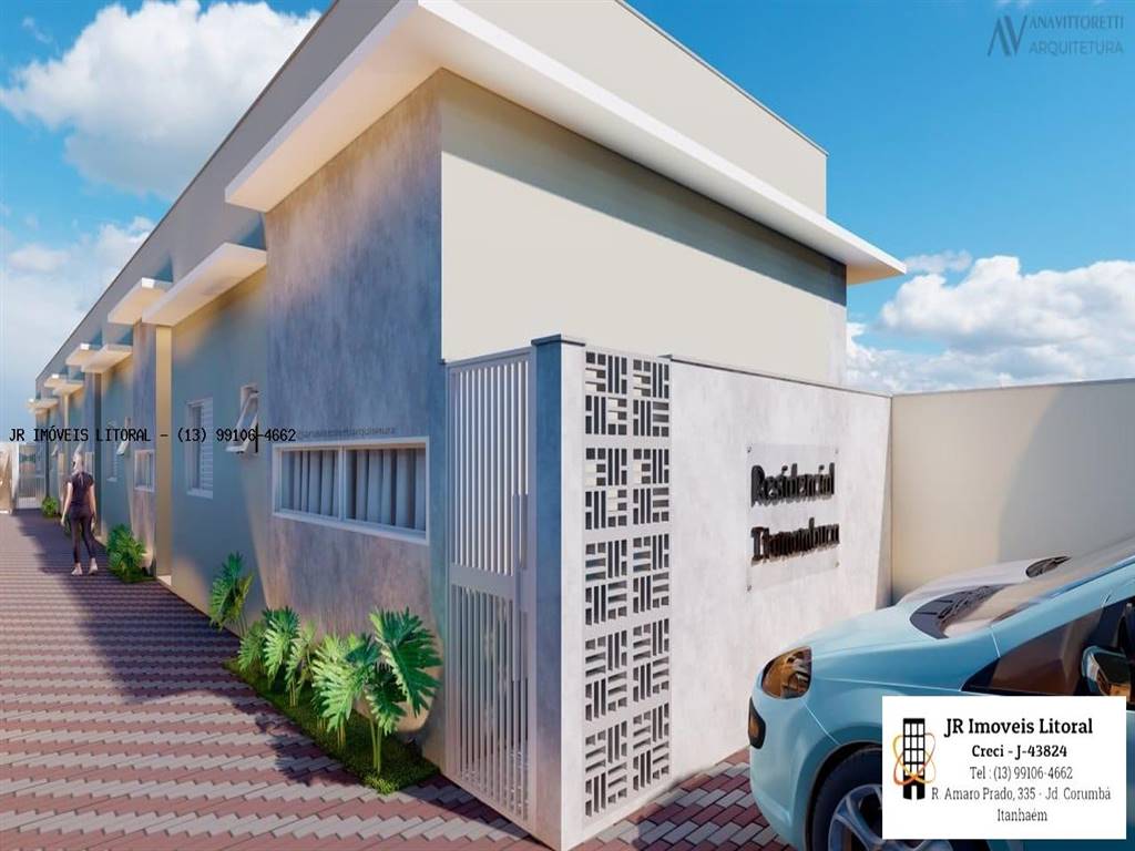 Casa com 2 quartos e 51 m² em Jardim Belas Artes, Itanhaém