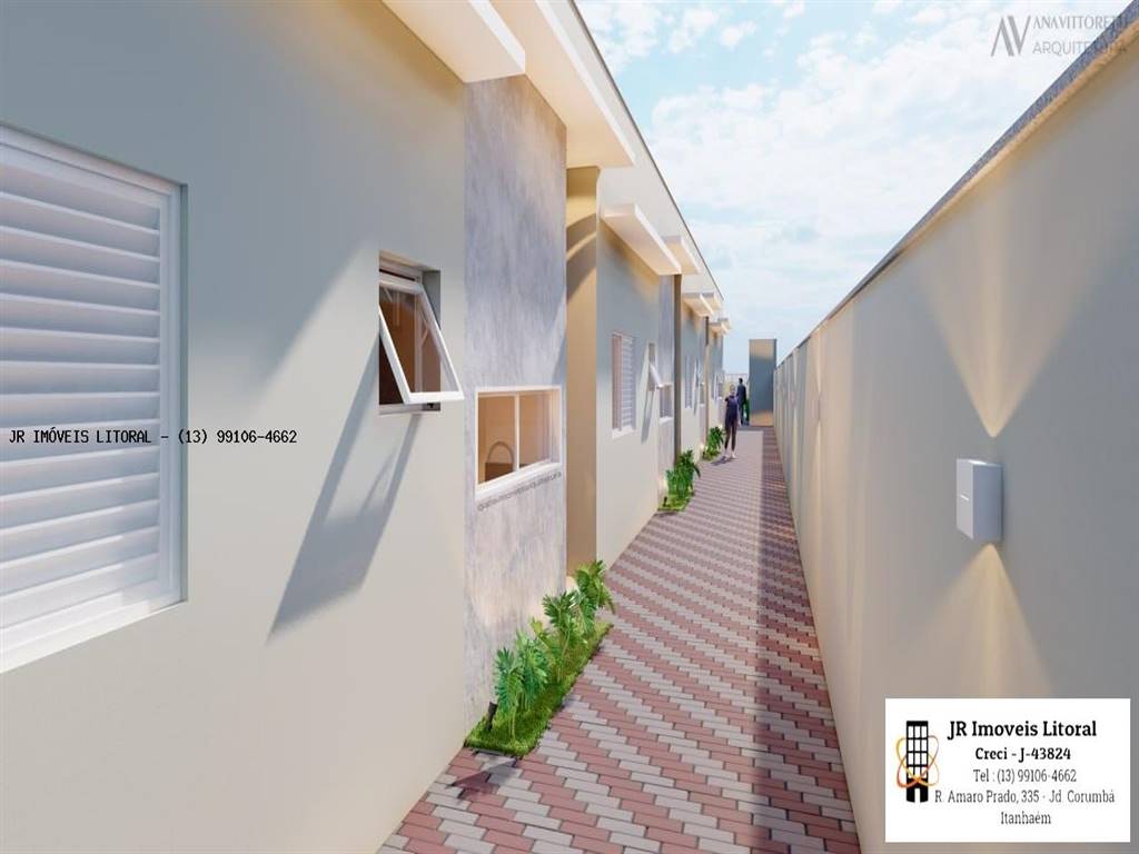 Casa com 2 quartos e 51 m² em Jardim Belas Artes, Itanhaém