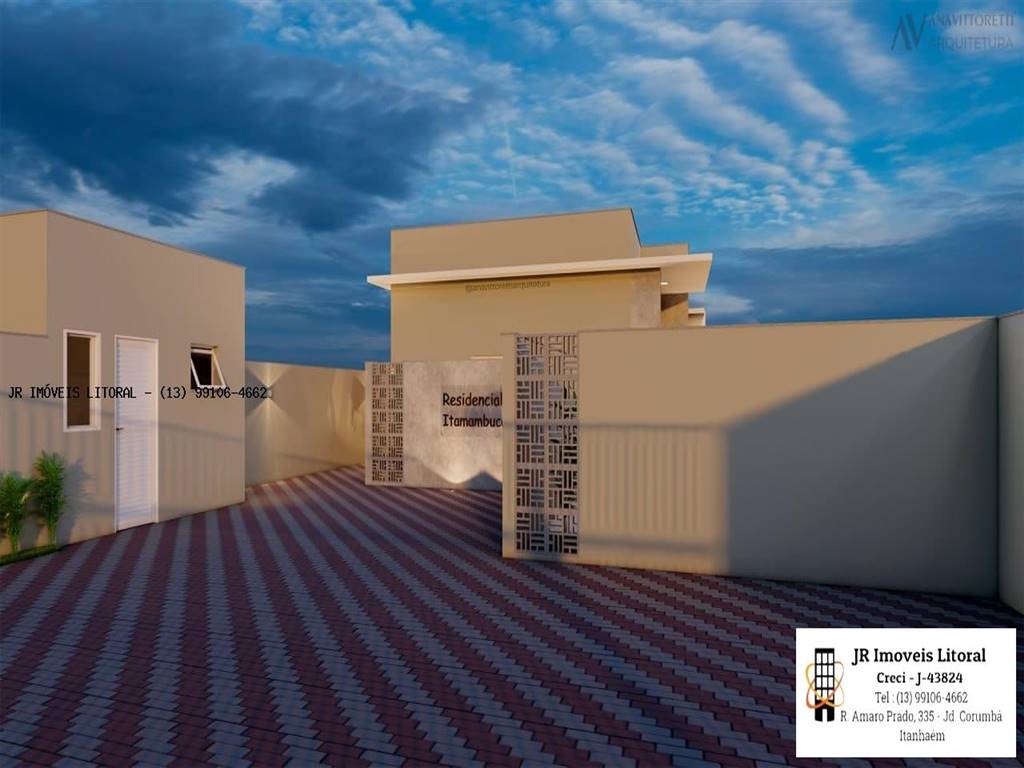 Casa com 2 quartos e 51 m² em Jardim Belas Artes, Itanhaém