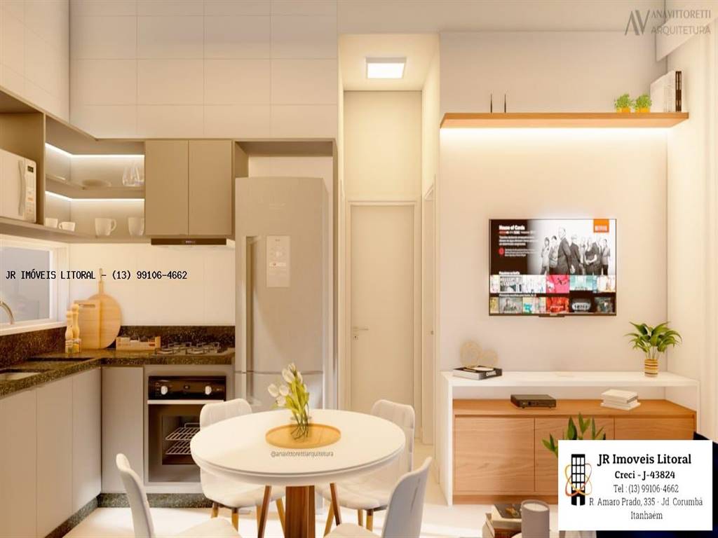 Casa com 2 quartos e 51 m² em Jardim Belas Artes, Itanhaém