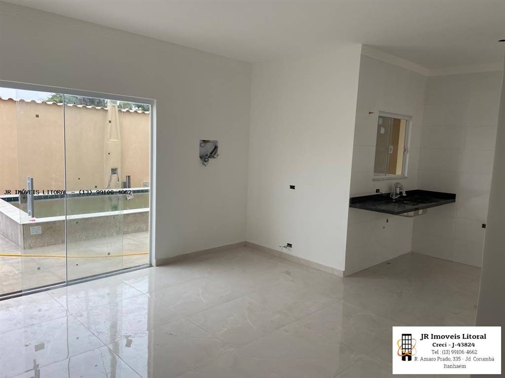 Casa com 3 quartos e 77 m² em Jardim Belas Artes, Itanhaém