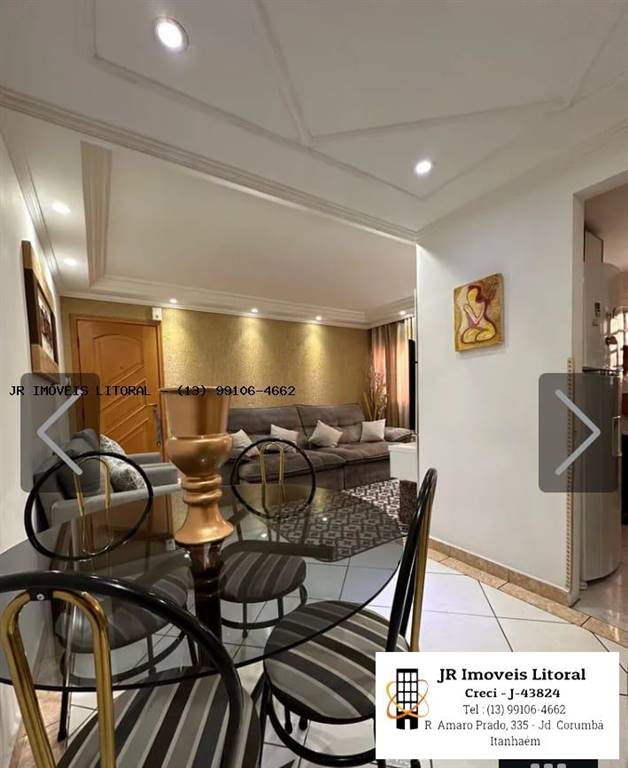 Apartamento com 2 quartos e 80 m² em Jardim Belas Artes, Itanhaém