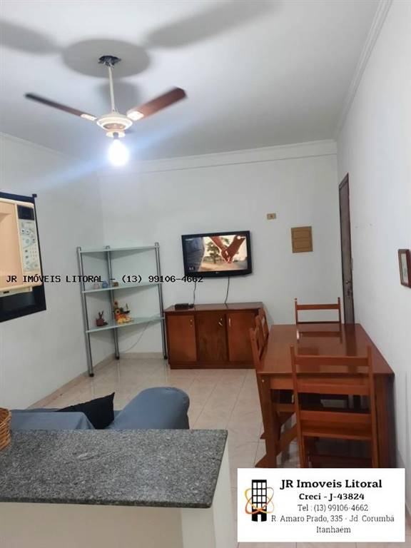 Apartamento com 1 quarto e 47 m² em Jardim Belas Artes, Itanhaém
