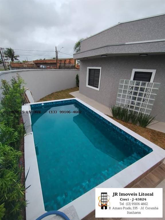 Casa com 3 quartos e 107 m² em Jardim Belas Artes, Itanhaém