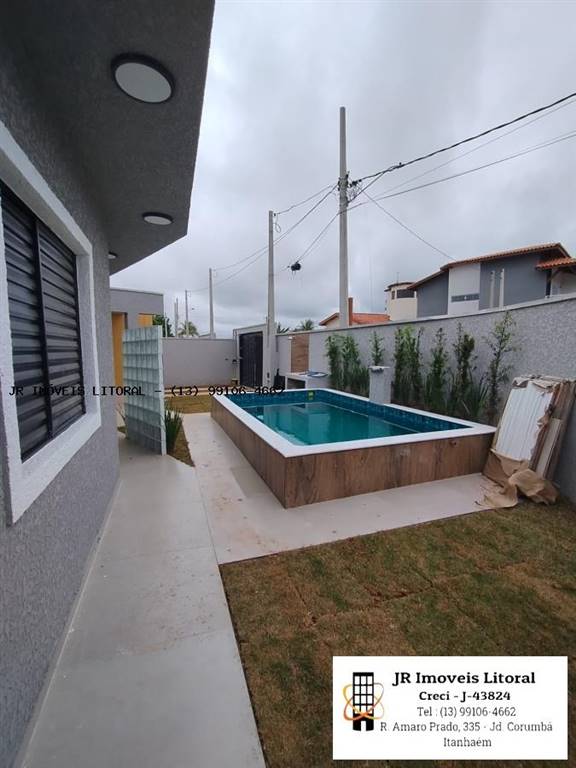 Casa com 3 quartos e 107 m² em Jardim Belas Artes, Itanhaém