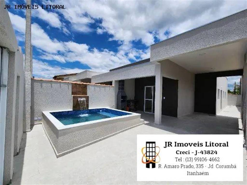 Casa com 3 quartos e 106 m² em Jardim Belas Artes, Itanhaém