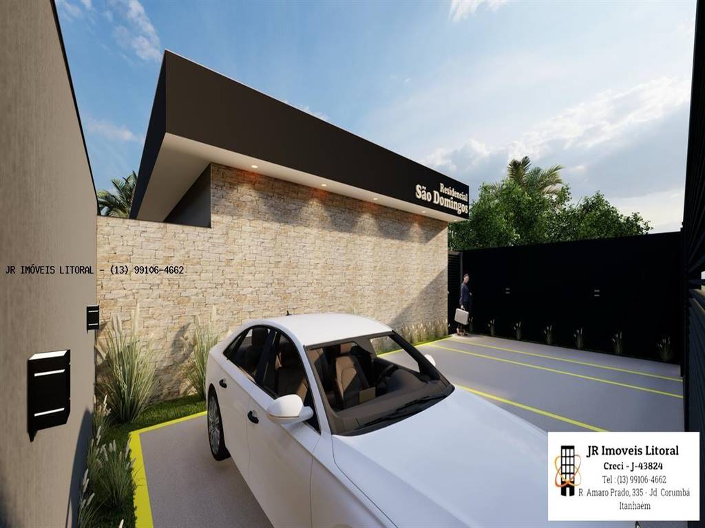 Casa com 2 quartos e 44 m² em Jardim Belas Artes, Itanhaém