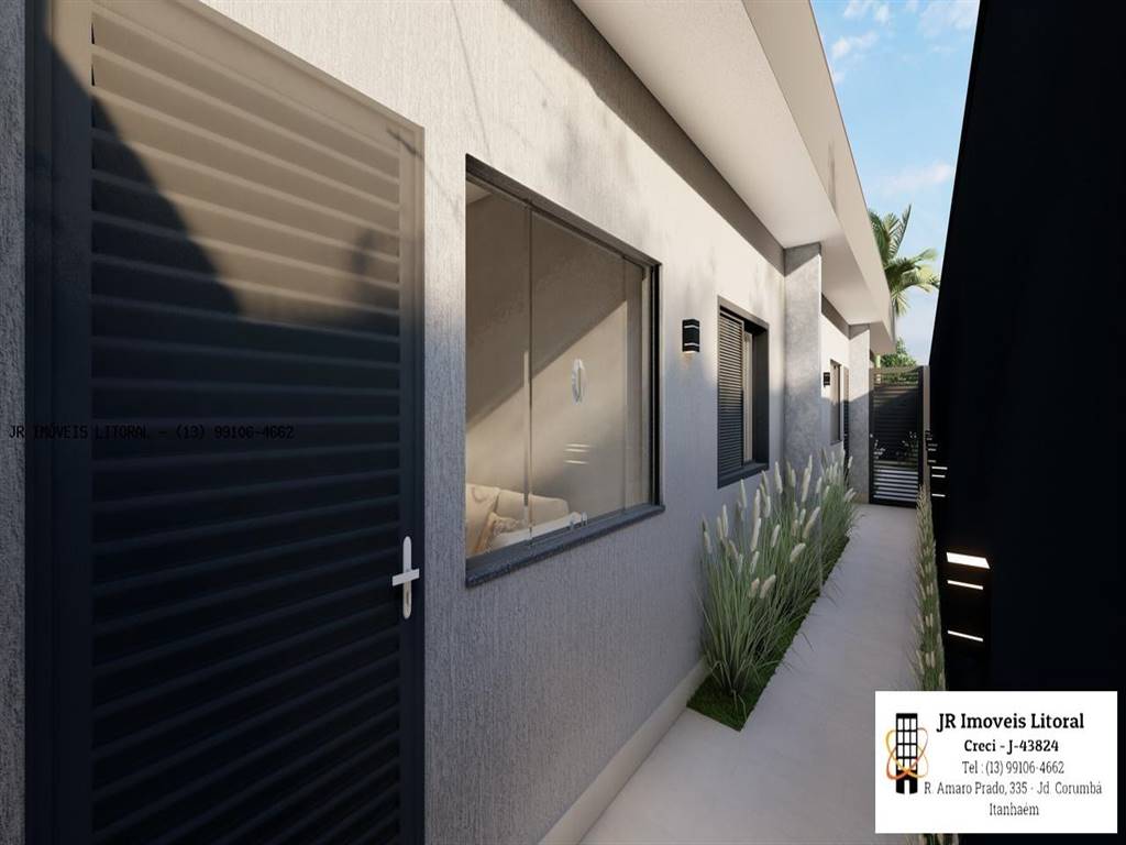 Casa com 2 quartos e 44 m² em Jardim Belas Artes, Itanhaém