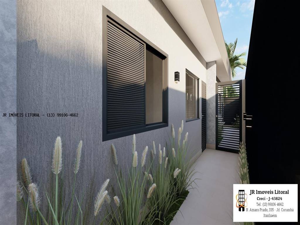 Casa com 2 quartos e 44 m² em Jardim Belas Artes, Itanhaém