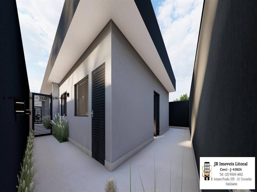 Casa com 2 quartos e 44 m² em Jardim Belas Artes, Itanhaém