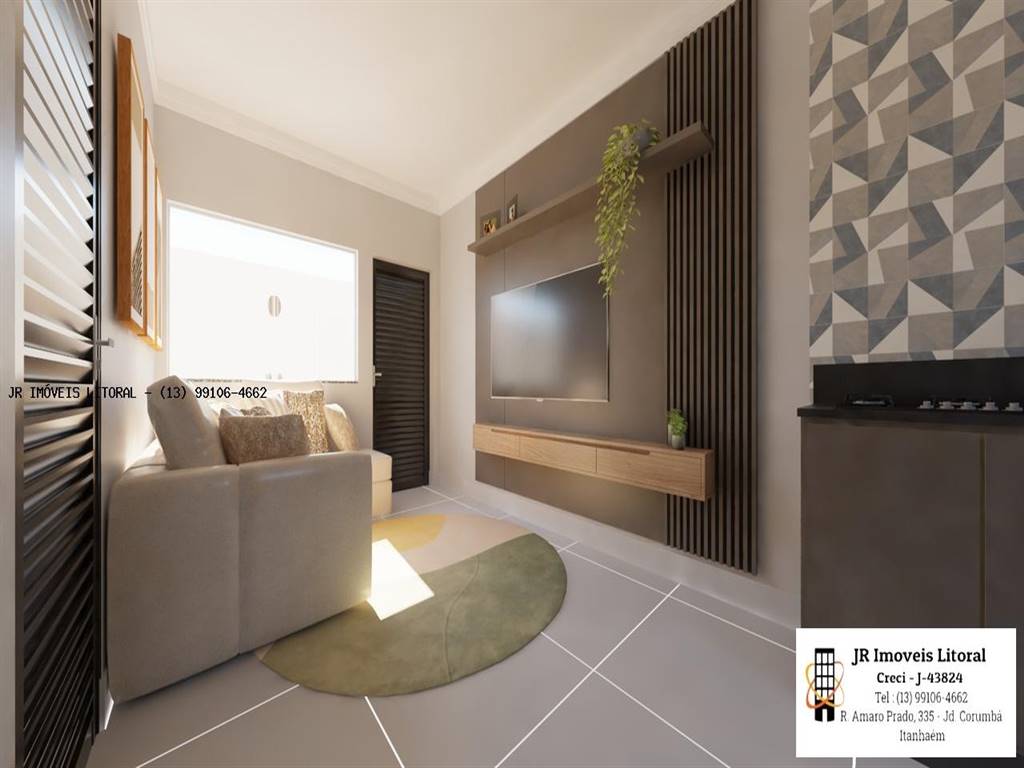 Casa com 2 quartos e 44 m² em Jardim Belas Artes, Itanhaém