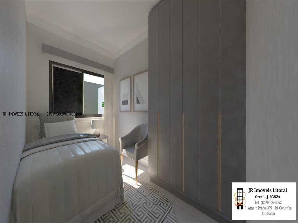 Casa com 2 quartos e 44 m² em Jardim Belas Artes, Itanhaém