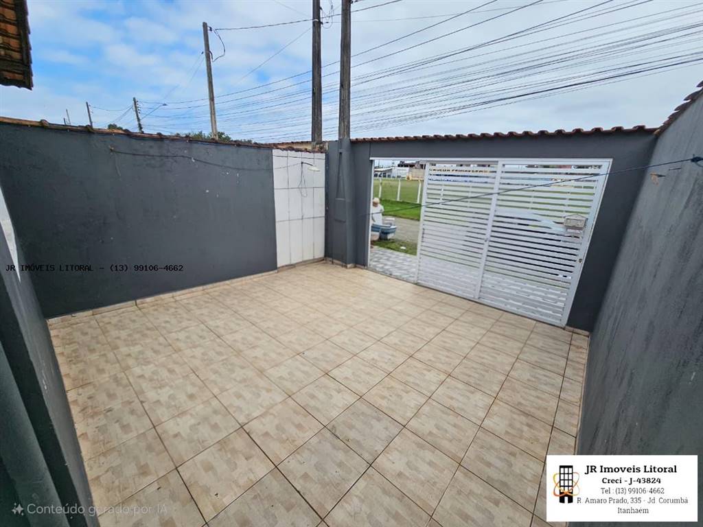 Casa com 3 quartos e 63 m² em Jardim Belas Artes, Itanhaém