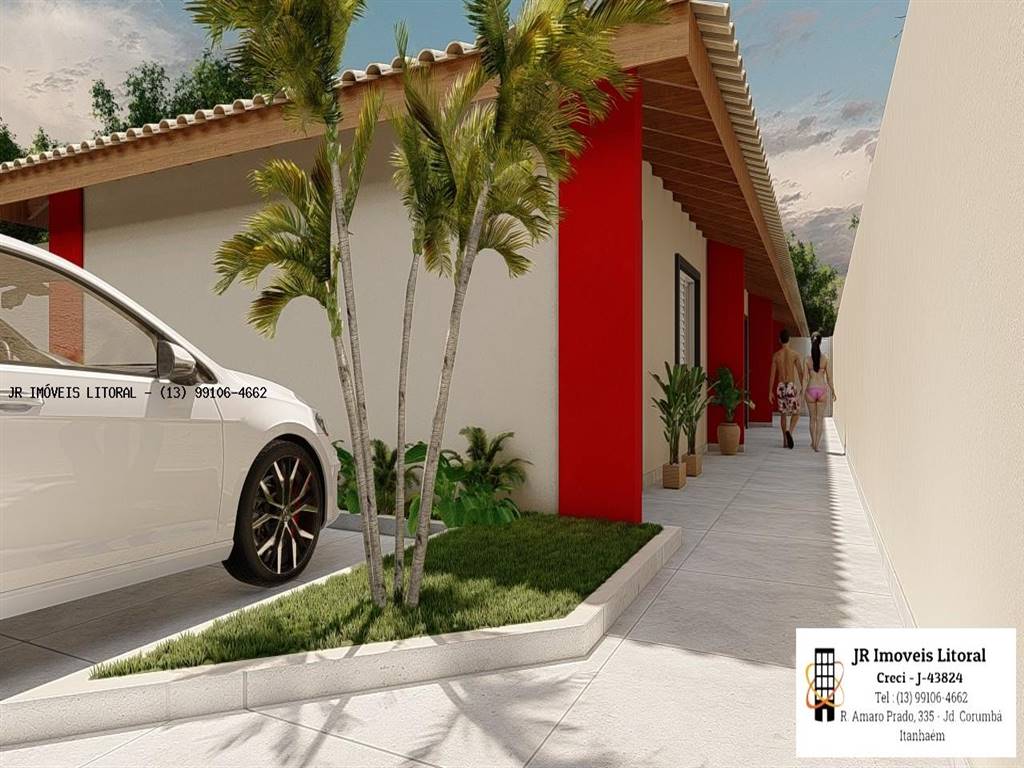Casa com 2 quartos e 48 m² em Jardim Belas Artes, Itanhaém