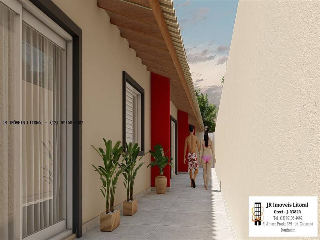 Casa com 2 quartos e 48 m² em Jardim Belas Artes, Itanhaém