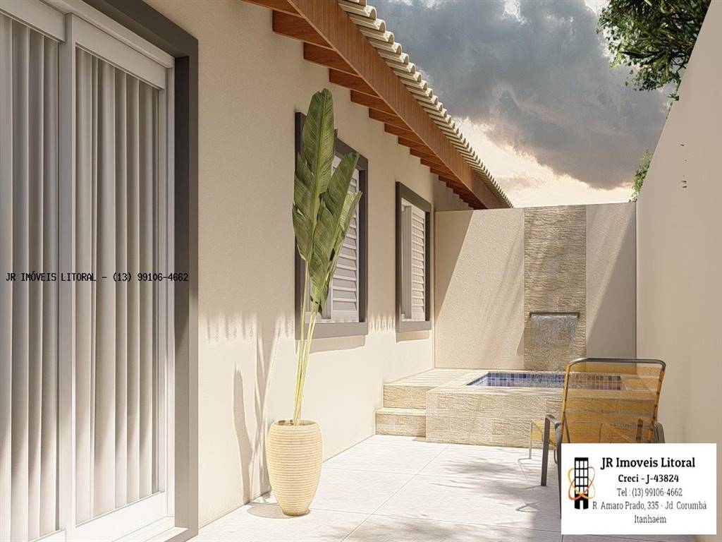 Casa com 2 quartos e 48 m² em Jardim Belas Artes, Itanhaém