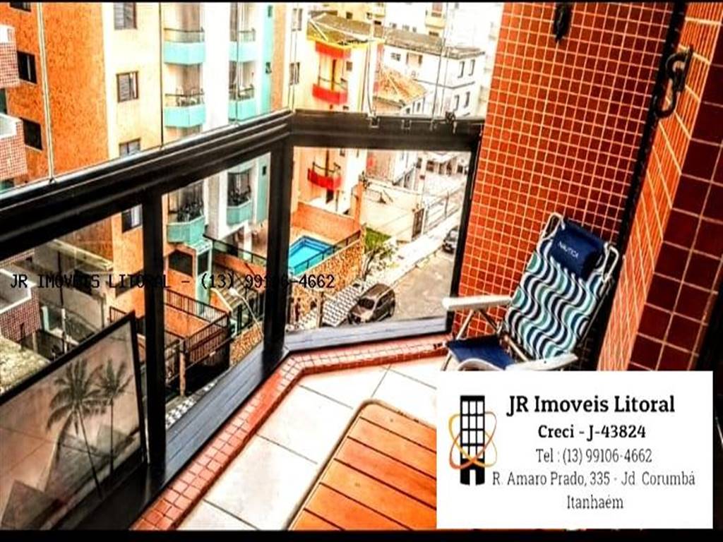 Apartamento com 1 quarto e 58 m² em Jardim Belas Artes, Itanhaém