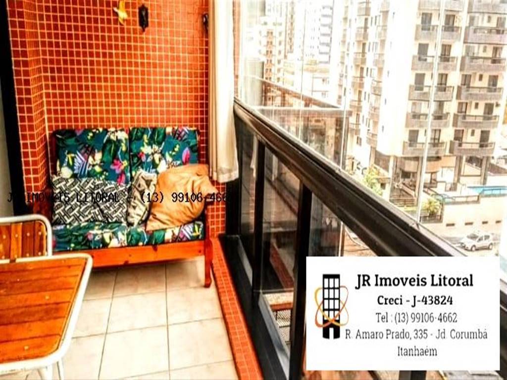 Apartamento com 1 quarto e 58 m² em Jardim Belas Artes, Itanhaém
