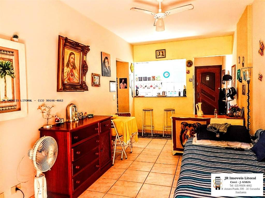 Apartamento com 1 quarto e 58 m² em Jardim Belas Artes, Itanhaém