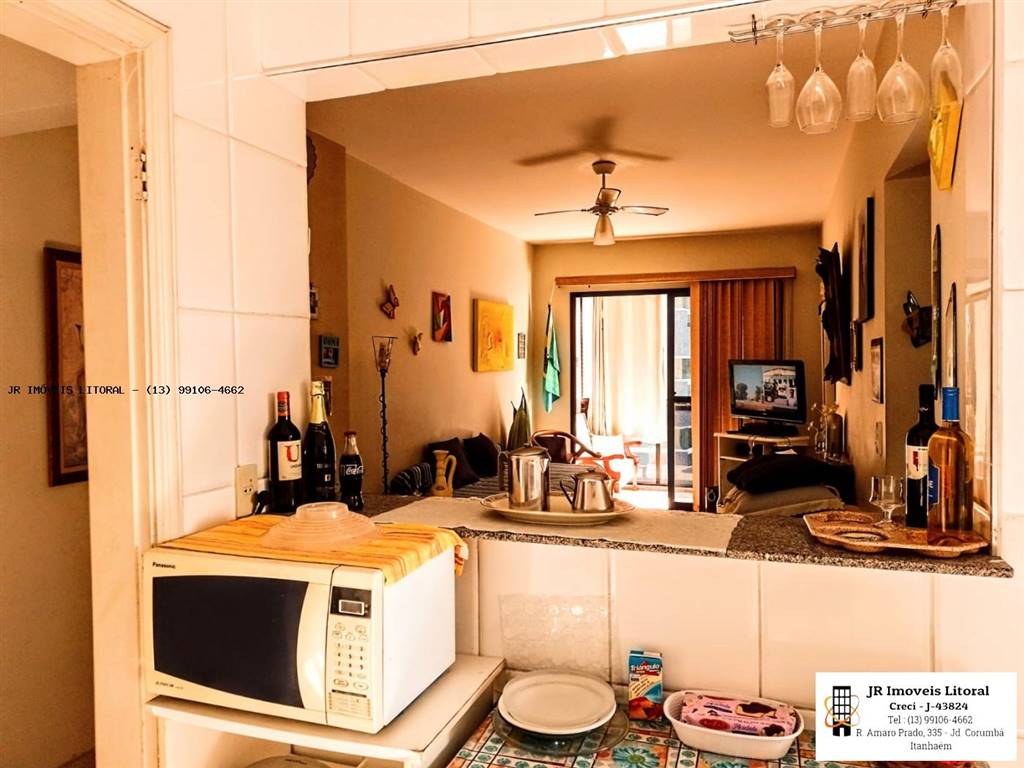 Apartamento com 1 quarto e 58 m² em Jardim Belas Artes, Itanhaém