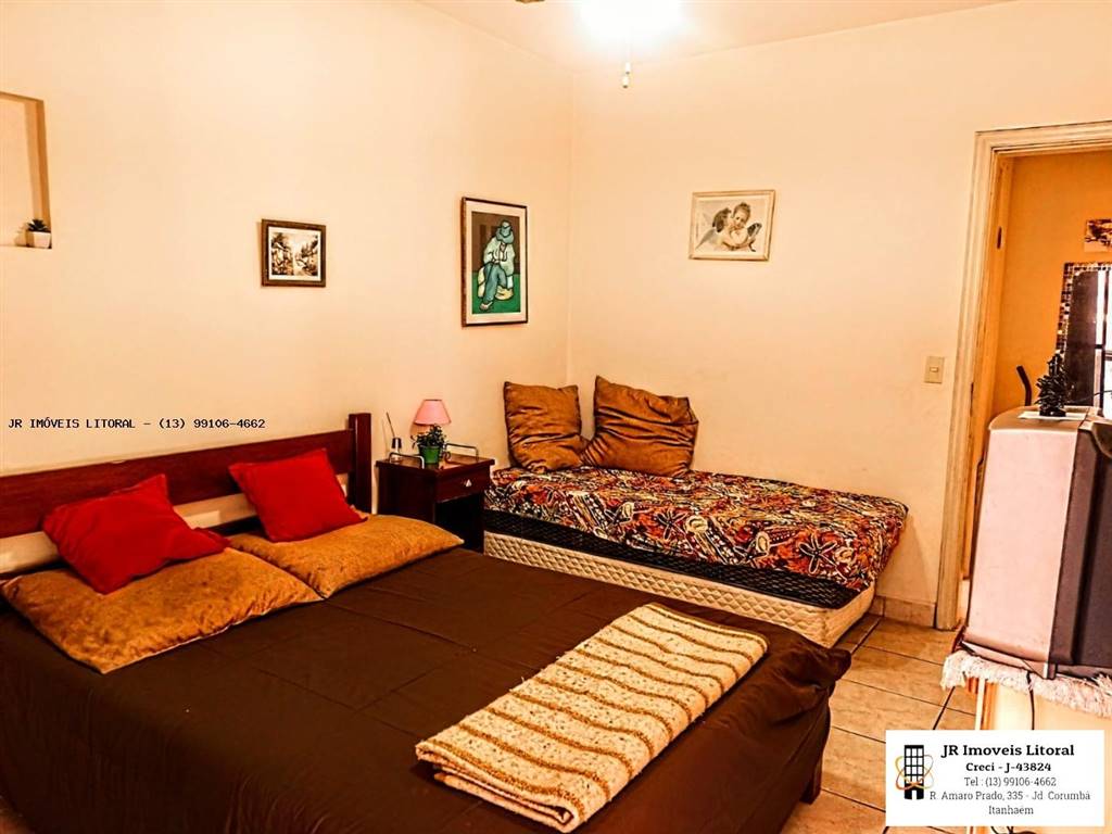Apartamento com 1 quarto e 58 m² em Jardim Belas Artes, Itanhaém