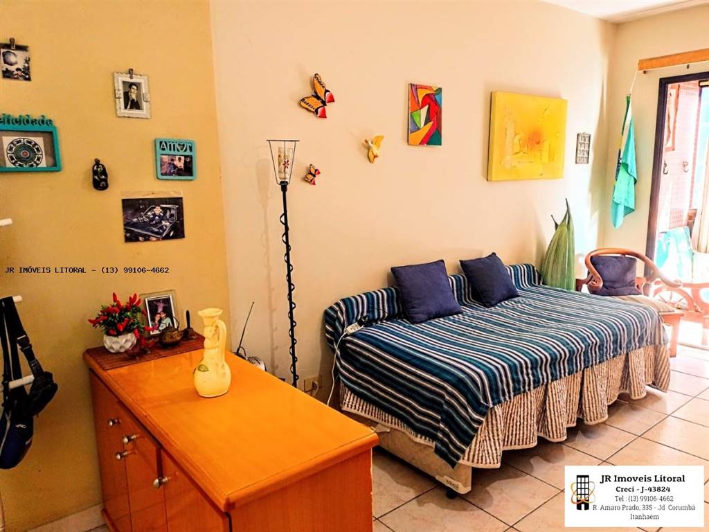 Apartamento com 1 quarto e 58 m² em Jardim Belas Artes, Itanhaém