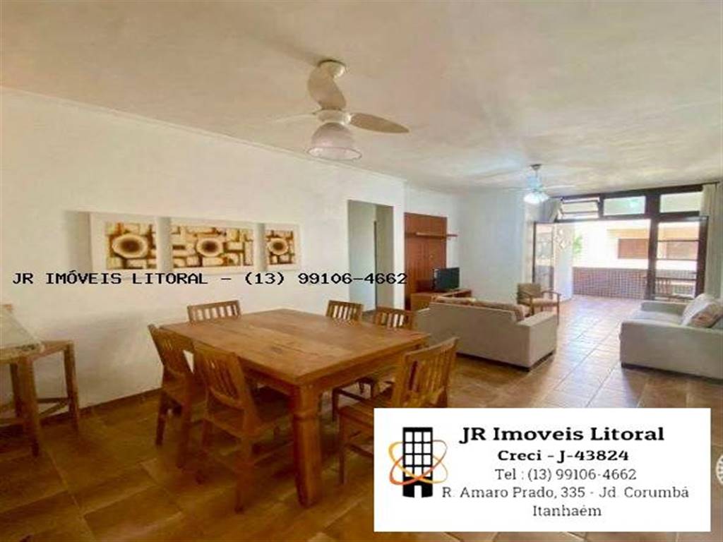 Apartamento com 3 quartos e 135 m² em Jardim Belas Artes, Itanhaém